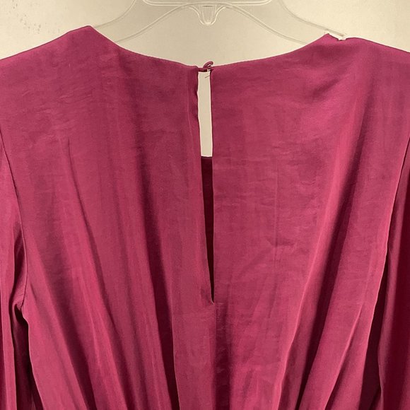 Forever New - Jessica Long Sleeve Smock Dress - Women's Size 4 - Magenta Haze - Picture 6 of 10